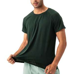 Camisetas Deportivas para Hombre, Talla Estadounidense, para Fitness, Running, Gimnasio, Transpirables, Elásticas, Ajustadas - Product Image 1