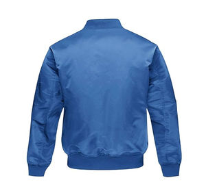 2025 nueva moda chaqueta Bomber con logotipo personalizado mejor chaqueta de vuelo bordada con decoración estilo de chaqueta universitaria - Product Image 2