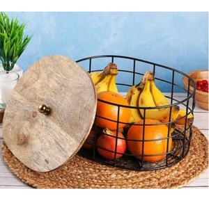 Panier à fruits en métal poli brillant de style contemporain, décoration de table pour le stockage des aliments, des fruits et des légumes, design moderne - Product Image 4