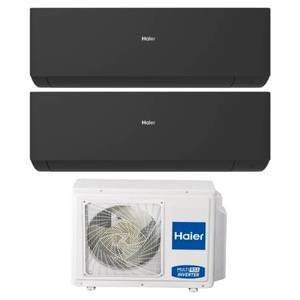 Aire Acondicionado Split Haier Expert Negro, 7000+12000 Btu, Inverter, R32, A++, 4U75S2SR5FA - Product Image 1