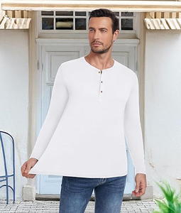 เสื้อยืดออกกำลังกายแขนยาวทรงเข้ารูปสำหรับผู้ชาย คุณภาพสูง ปี 2026 ออกแบบใหม่ ชุดฟิตเนส เสื้อผ้ากีฬา - Product Image 4