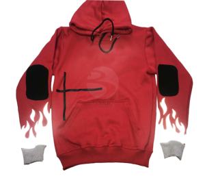 Sudaderas con capucha con logo reflectante personalizado, panel reflectante de 3M, alta calidad - Product Image 1