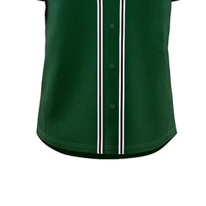 Vente en gros de maillots de baseball unisexes à manches courtes de meilleure qualité, maillots de sport de haute couture personnalisés, nouveau design vierge - Product Image 2