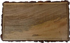 Juego de bandejas anidadas de madera de mango indio rústico hecho a mano con asas para Decoración de cocina y bloques para cortar - Product Image 3