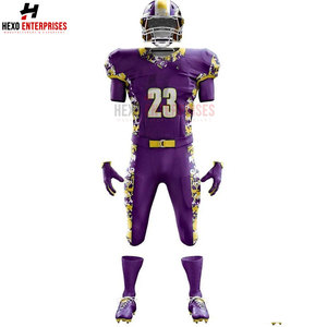 Vente en gros de maillots de football américain personnalisés, ensembles de pantalons, uniformes grande taille XL, hauts à motifs vierges et uniformes de style numérique - Product Image 5