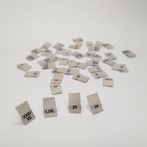 ป้ายทอขนาดป้ายผ้าซักได้คุณภาพสูงสำหรับทารกจูเนียร์ผู้ใหญ่เสื้อผ้าใช้ทนทานติดป้ายได้ตามต้องการ - Product Image 1