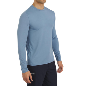 Trendy for men Outdoor Wear Rash Guard T-shirts Long Sleeve New <b>Product</b> Crew Neck Slim-fit Rash Guard For Men's custom OEM - Product Image 3