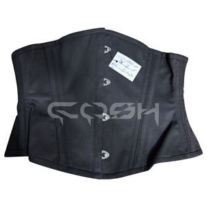Corsé COSH con Varillas de Acero para Entrenamiento de Cintura, Corsé de Algodón Negro, Proveedor de Corsés - Product Image 6