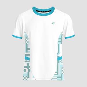Conjunto de Jersey Personalizado Pixel Surge para Fútbol Americano, Camiseta y Pantalones Cortos Blancos de Poliéster, Talla XL, Técnica de Sublimación para Fútbol - Product Image 2