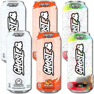 Bebida Energética GHOST - Paquete de 12 Latas Marrones de 16 oz con Sabor a Mango Tropical - Energía y Enfoque, Bajo en Sal y Grasa, Sin Saborizantes Artificiales - Product Image 6