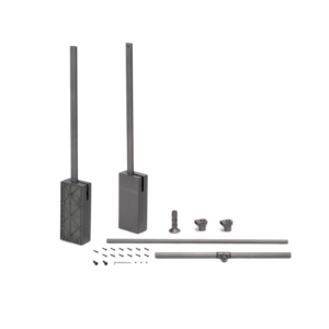 Appendino per armadio pieghevole in acciaio 830-1150mm in alluminio e titanio verniciato in plastica appeso Organizer per armadio - Product Image 1