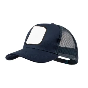 Cappellino Trucker Flecher Personalizzato con Visiera Curva in Tessuto a Rete e Chiusura Regolabile per Merchandising Promozionale - Product Image 3