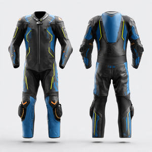 Warm Motorcycle Leather Suit <b>Men's</b> Genuine Leather Zipper Jacket PU Racer Pant <b>Set</b> <b>Men</b> Riding Racer Suits <b>Mens</b> - Product Image 1