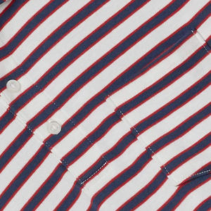 Nuevo patrón sólido elegante para hombre para Polos 100% algodón tejido personalizado bordado botón cuello manga corta diseñador Plus - Product Image 4