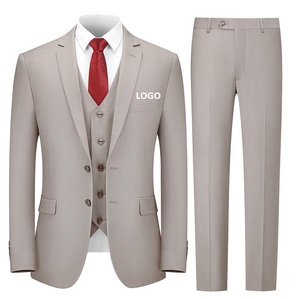 Venta al por mayor precio barato trajes de los hombres formal novio oficina de negocios mejor calidad traje de los hombres de negocios pantalón abrigo con logotipo personalizado - Product Image 6