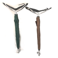Parapluie intelligent pliable en aluminium et cuir de haute qualité, design léger, taille/couleur personnalisables, pour la maison et l'extérieur