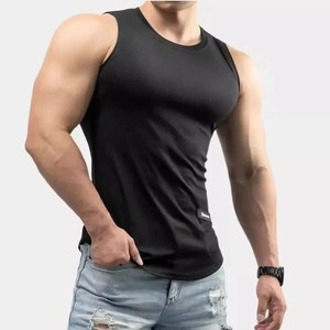 Camiseta sin mangas para entrenamiento de gimnasio, Camiseta deportiva para hombre, chaleco transpirable de malla fina para correr, camisetas sin mangas de secado rápido - Product Image 2