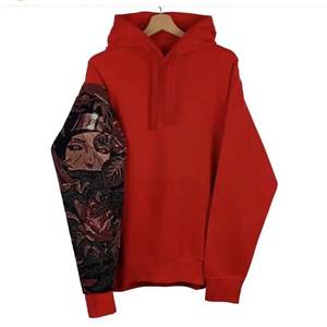 Sudadera con capucha de tapiz con impresión de logotipos personalizados o bordado de sudadera con capucha de tapiz al por mayor para hombres y mujeres - Product Image 1