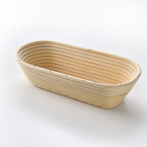 Panier d'épreuvage de levain fait à la main écologique Fournisseur OEM Bol à pain en rotin naturel durable du Vietnam - Product Image 4