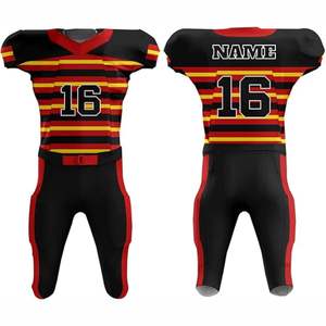Uniformes de Fútbol Americano de Alto Rendimiento, Personalizables, con Acolchado Avanzado, Colores de Equipo Atrevidos, Duraderos y Transpirables - Product Image 1