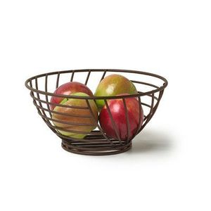 Cesta de frutas metálica hecha a mano con diseño de alambre, elegante soporte para manzanas, naranjas, plátanos, decoración moderna para la cocina - Product Image 1