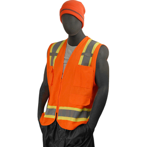 Color personalizado Hi Vis Viz alta visibilidad reflectante seguridad chalecos chaqueta ropa de trabajo chalecos al por mayor - Product Image 6