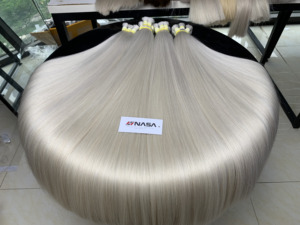 Superventas 100% Raw Vietnamese Super Double Drawn 8 pulgadas Impresionante belleza rubia para mujeres-100% Extensiones de cabello humano a granel - Product Image 2