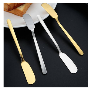 Juego de cuchillos de mantequilla de latón esparcidores de pan 3 en 1 Cuchillo de postre de pan multifunción esparcidor de mantequilla - Product Image 2