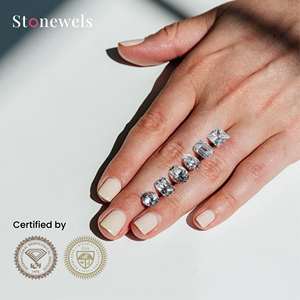 สำหรับ GIA เครื่องประดับเพชรสังเคราะห์6-7มม. โตเป็นสาวในห้องทดลองขนาด VS1ได้รับการรับรองจาก GIA - Product Image 4