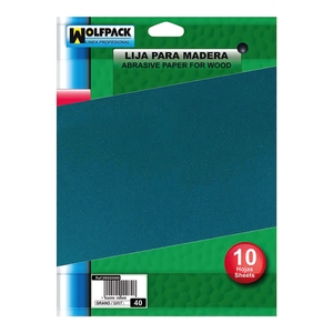 Carta Abrasiva per Legno Grana 60 (Confezione da 10 Fogli) - Product Image 1