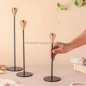 Alibaba's Assurance Handmade Eco-Friendly Stainless Steel Taper <b>Candle</b> <b>Holder</b> Premium Home Christmas Ramadan Table Decor <b>Candle</b> - Product Image 4