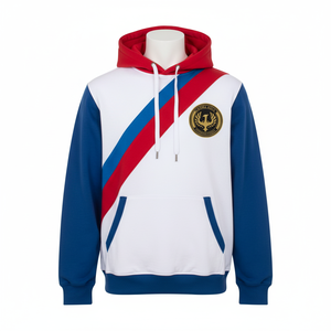 เสื้อมีฮู้ดแบบกำหนดเองสำหรับทุกเพศ | เสื้อสวมทางศรีษะแบบสวมทางศรีษะผ้าคอตตอนขนแกะมีลายพิมพ์โลโก้และปักตามสั่ง - Product Image 1