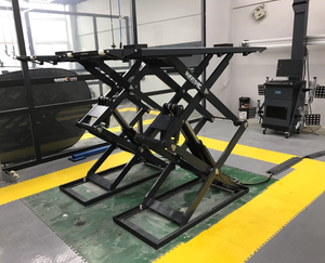 Nouvelle plateforme élévatrice hydraulique à ciseaux homologuée CE pour la réparation et l'entretien de grandes voitures, capacité de 4000 kg, hauteur de levage de 1850 mm, à vendre - Product Image 3