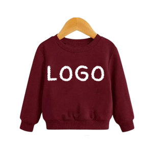 Winter Thick Baby Crew Neck Fleece Sweatshirt <b>Children's</b> Top Trendy Wholesale Low Price Customizable - Product Image 4