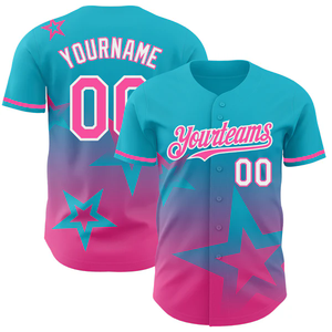 2025 nuevo diseño uniformes de béisbol y softbol con patrón de estrella para hombres ropa económica para equipos juveniles - Product Image 1