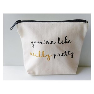 กระเป๋าผ้าใบใส่เครื่องสำอางลายลูกกวาดพร้อมซิปกระเป๋าเดินทางธรรมชาติรีไซเคิล - Product Image 3