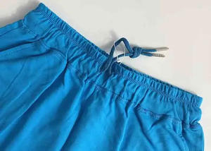 กางเกงขาสั้นเอวยางยืดสีพื้น ทรงลำลอง ใส่สบาย เอวกลาง มีเชือกผูก เหมาะสำหรับออกกำลังกาย มีกระเป๋า - Product Image 5