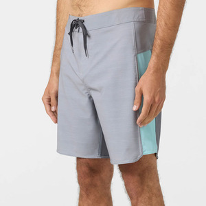 Men's Customizable Quick Dry Surf Board Shorts 4-Way Stretch Solid Pattern <b>Swim</b> Trunks OEM Service Hot Selling Swimwear - Product Image 3