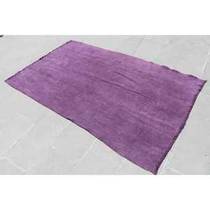 Alfombra Turca, Alfombra de 4.2x6.9 pies, Alfombra con lunares morados - Product Image 2