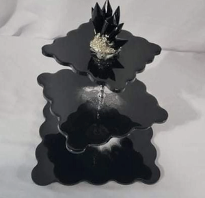 Soporte para Tartas de resina epoxi Náutica de 3 niveles de excelente calidad, hermoso diseño para decoración del hogar y fiestas de cumpleaños - Product Image 4