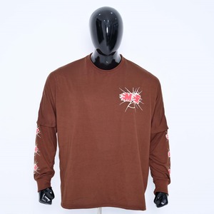 เสื้อผู้ชายแขนยาวคอตตอนออกแบบเองได้เสื้อลำลองไม่มีปกเสื้อพิมพ์ลายหน้าจอระบายอากาศได้ดี - Product Image 1