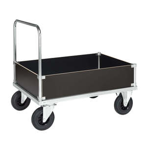 OEM Customizable Four-Wheel Folding <b>Trolley</b> Container 500kg Load Foldable Frame <b>Platform</b> for Shopping Storage Tool Plastic Metal - Product Image 1