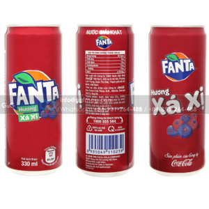 Wholesale Fanta Sarsi <b>Soft</b> <b>Drink</b> Quality High From Vietnam 320ml X 24 Cans Special Fanta Sarsi Flavor <b>Soft</b> <b>Drink</b> - Product Image 2
