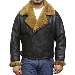 Alta calidad 2024 diseño superior al por mayor ropa de hombre producto clásico logotipo personalizado chaquetas de cuero de motorista para hombre - Product Image 3