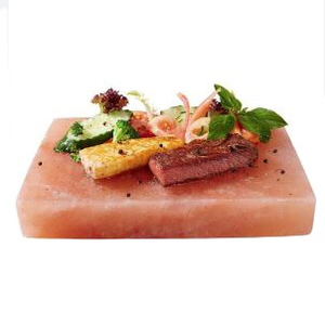 Assiette en forme de briques de sel rose de l'Himalaya bio et naturel pour une belle cuisine au barbecue et une décoration intérieure Carreaux de dalles sculptées - Product Image 5