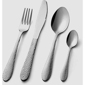 Cubertería de plata con espejo y mango de flores, de acero inoxidable, elegante, plateado - Product Image 5