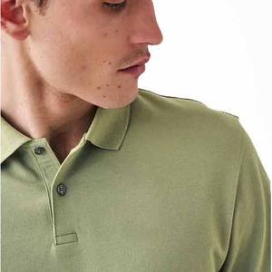 2025 alta calidad nueva llegada verano para camisa de hombre de manga corta de ajuste Regular cuello vuelto camisa de Golf de punto de secado rápido - Product Image 5