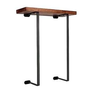 Porte-serviettes en métal et en bois conçus pour une utilisation intensive à long terme, surface métallique lisse empêchant la prolifération des bactéries - Product Image 2