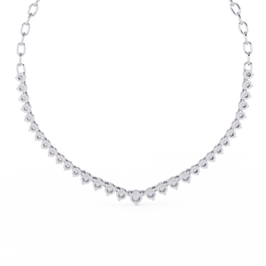 Collier en or 18 carats avec diamant cultivé en laboratoire pour femmes - Élégant et éblouissant - Product Image 3