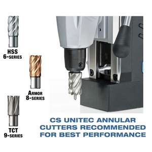 Taladro Magnético Portátil de Una Velocidad, 8.2 Amperios, 110 Voltios, 450 RPM, Eléctrico con Cable, Diámetro de 1-3/8 Pulgadas - Product Image 3
